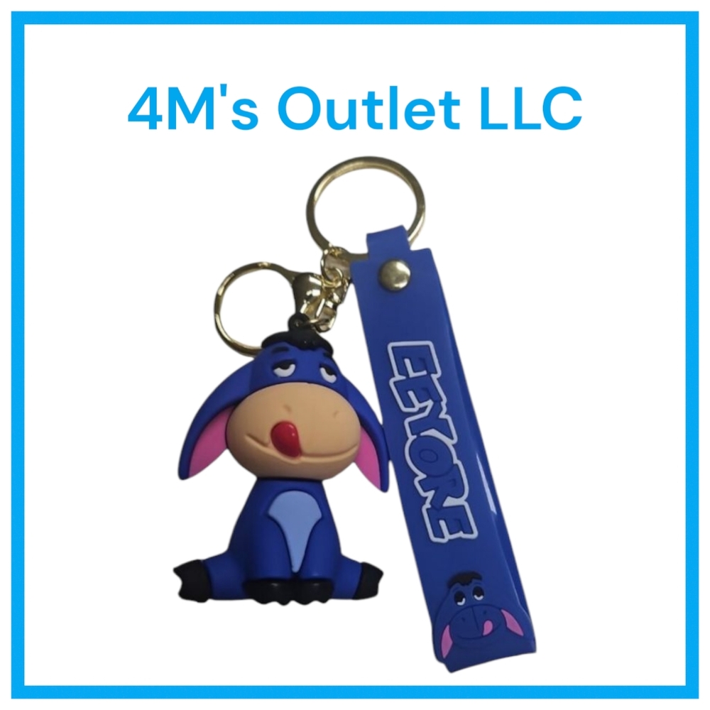 Eeyore 3D Keychain for Women and Girls